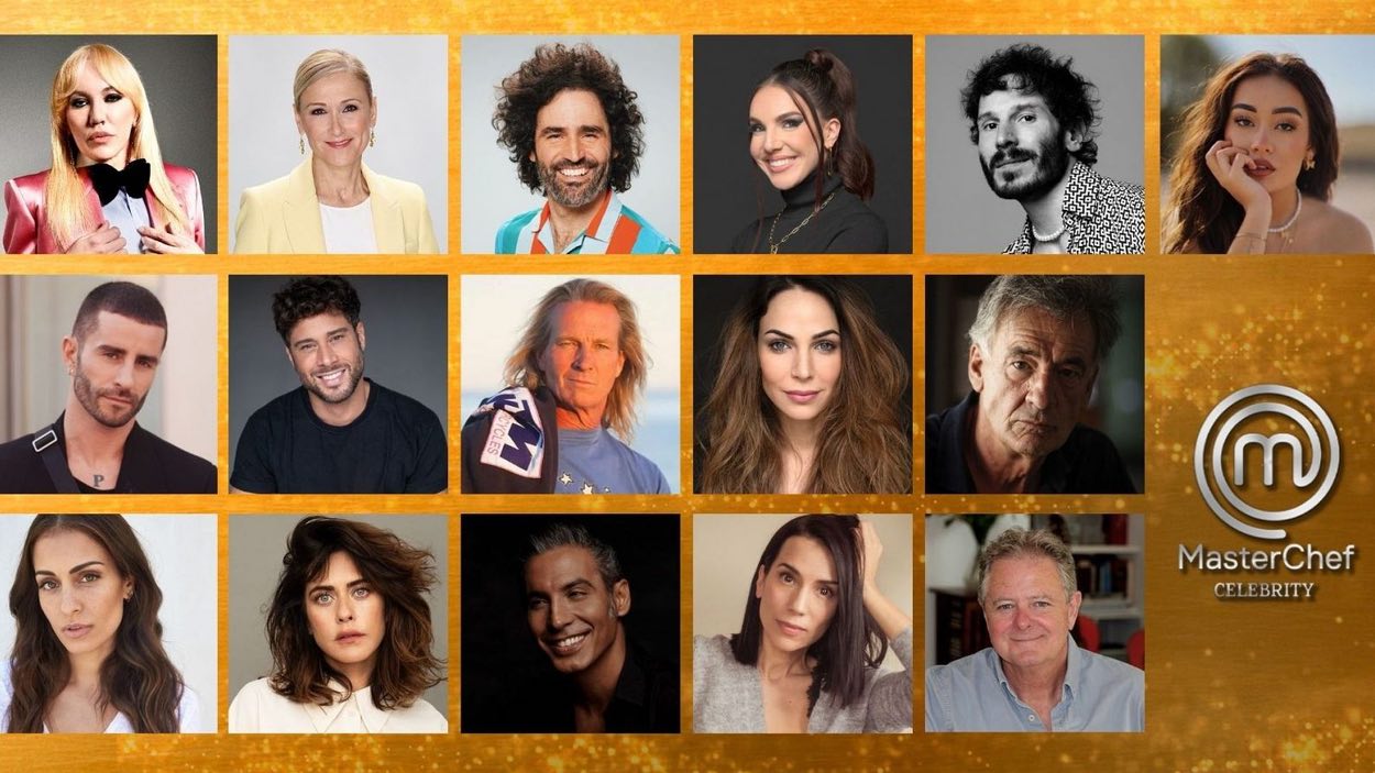 El casting al completo de 'MasterChef Celebrity 9'. RTVE