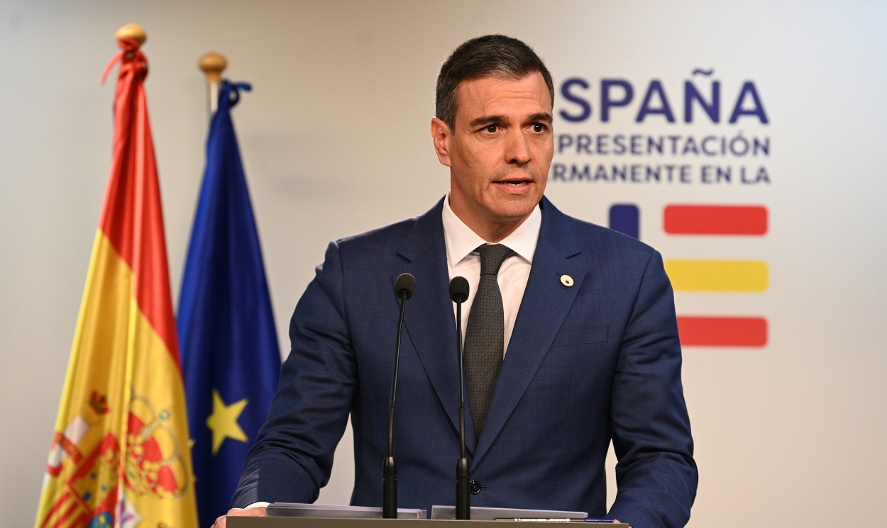 Sánchez tras el Consejo Europeo. EP