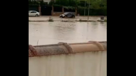 Inundaciones en Valderrubio (Granada), abril 2024