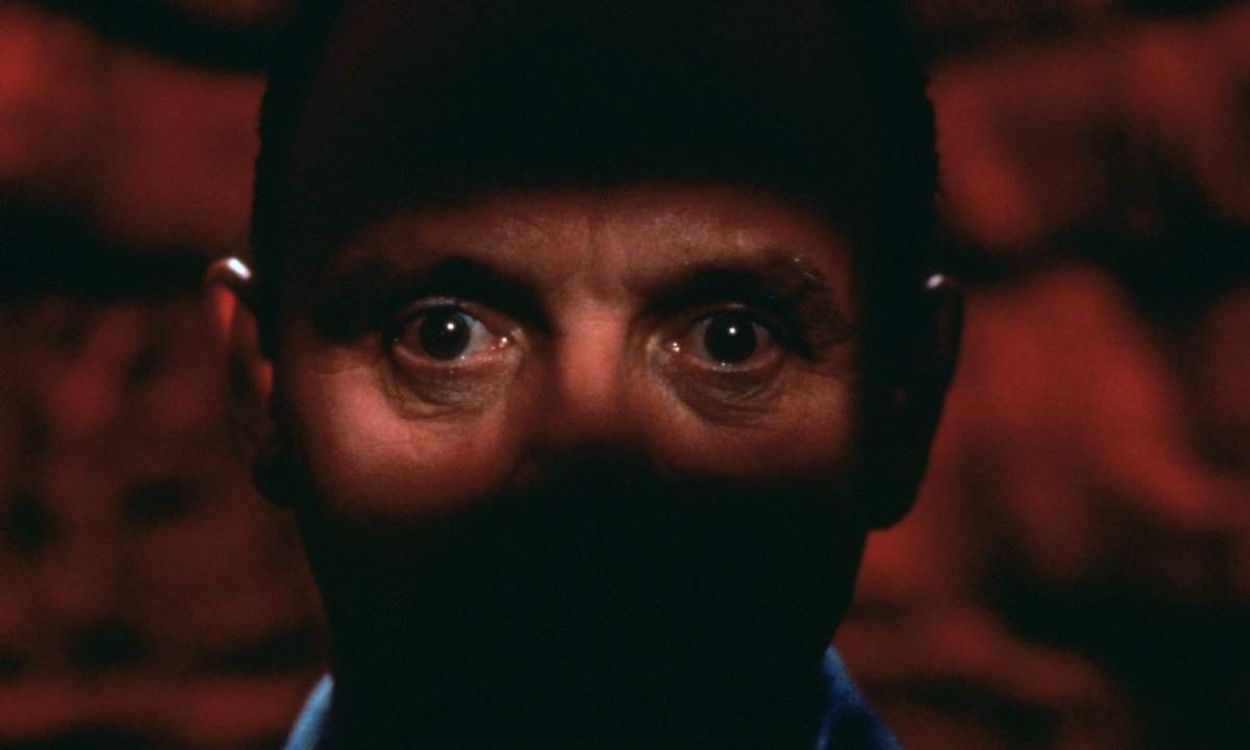 Anthony Hopkins como Hannibal Lecter en El silencio de los corderos