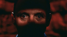 Anthony Hopkins como Hannibal Lecter en El silencio de los corderos