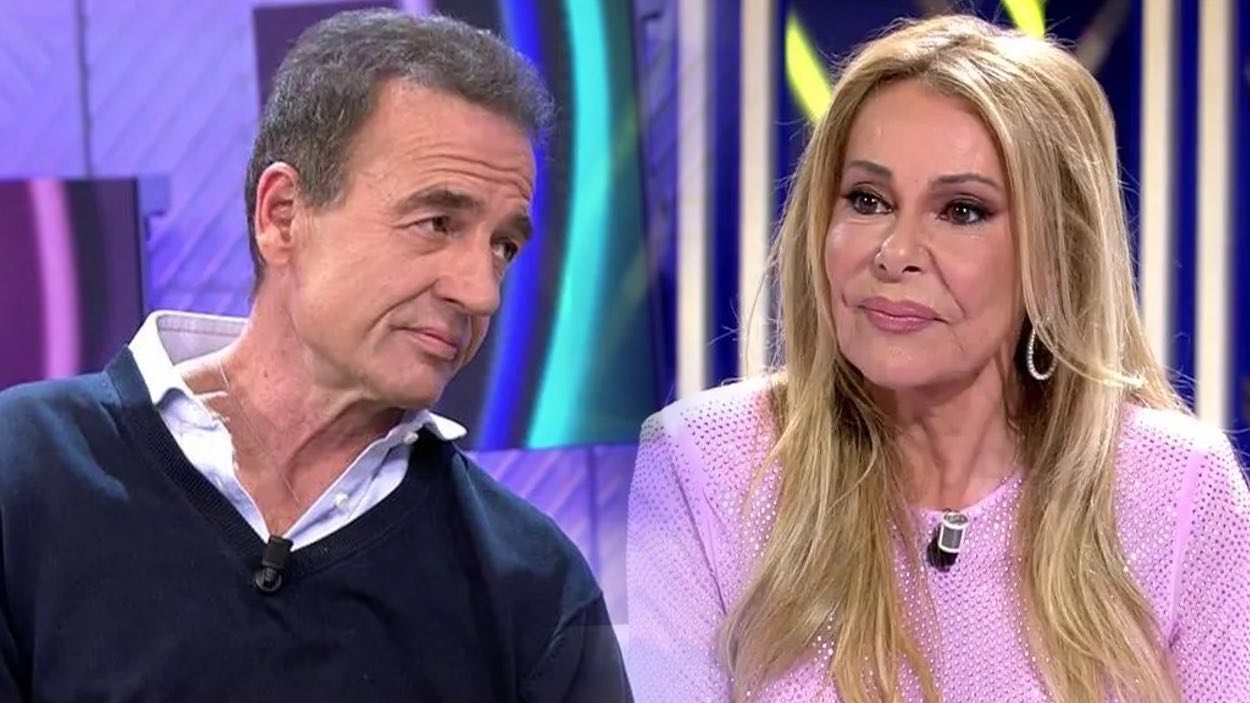 Alessandro Lequio, en 'Vamos a Ver', y Ana Obregón, en '¡De Viernes!'. Mediaset España