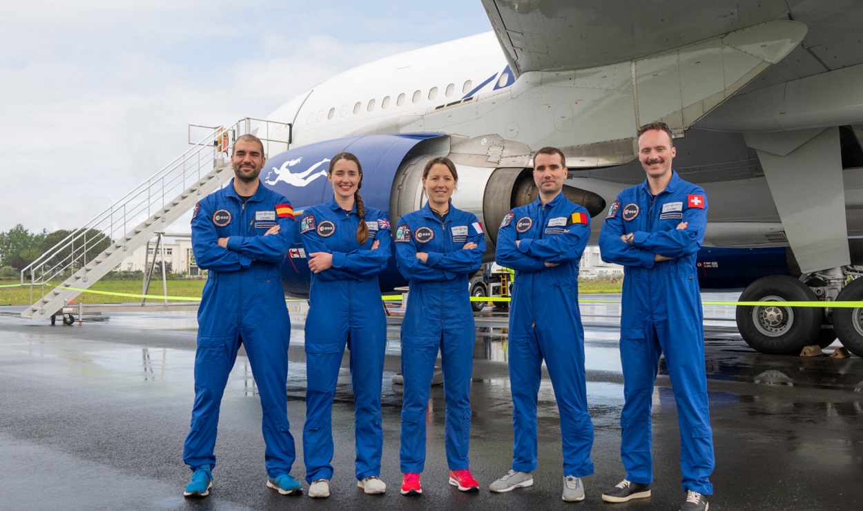 Pablo Álvarez se gradúa como astronauta. EP