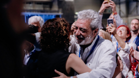 La presidenta de la Comunidad de Madrid, Isabel Díaz Ayuso, y si jefe de gabinete, Miguel Ángel Rodríguez