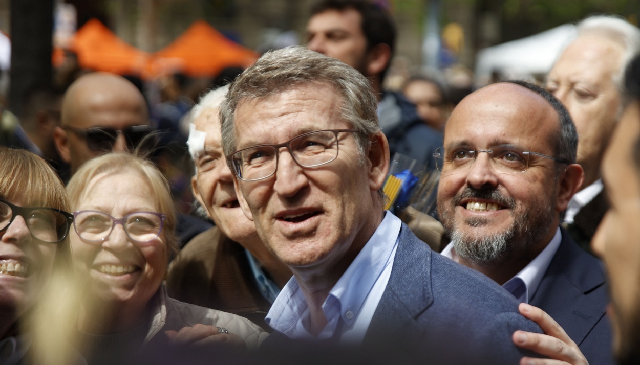 Alberto Núéz Feijóo y Alejandro Fernández
