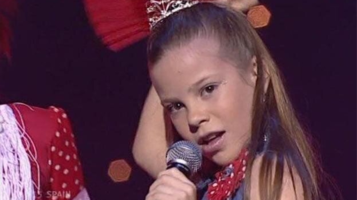 María Isabel, ganadora de Eurovisión Junior 2004. RTVE