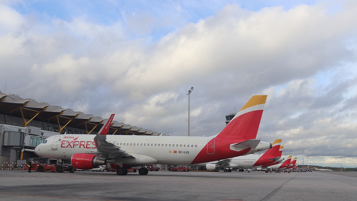 Aviones de Iberia en Barajas. EP