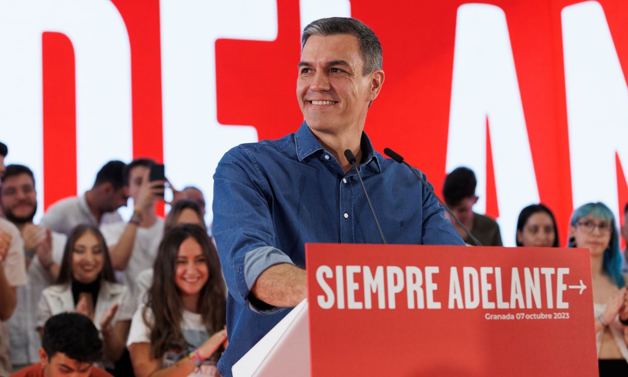 El secretario general del PSOE y presidente del Gobierno, Pedro Sánchez. EP