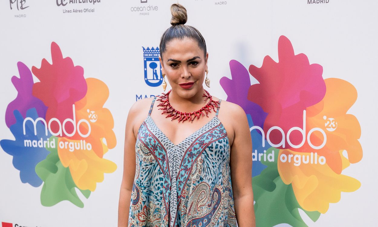 Amor Romeira asiste a la 14º edición de los premios MADO (Madrid Orgullo), en la terraza Bocanegra, 26 de junio de 2023, en Madrid (España). EP