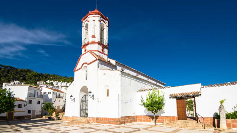 Iglesia de San Pedro Mártir de Verona en Genalguacil, Málaga.