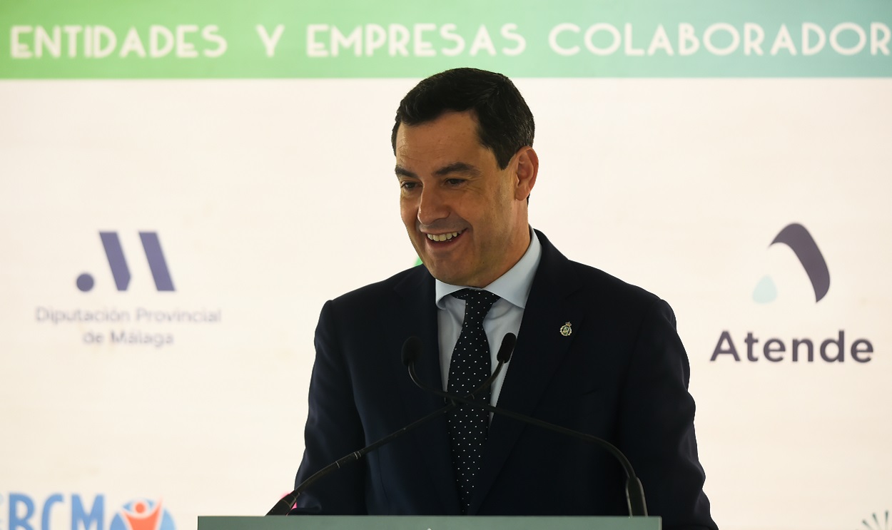 El presidente de Andalucía, Juanma Moreno Bonilla