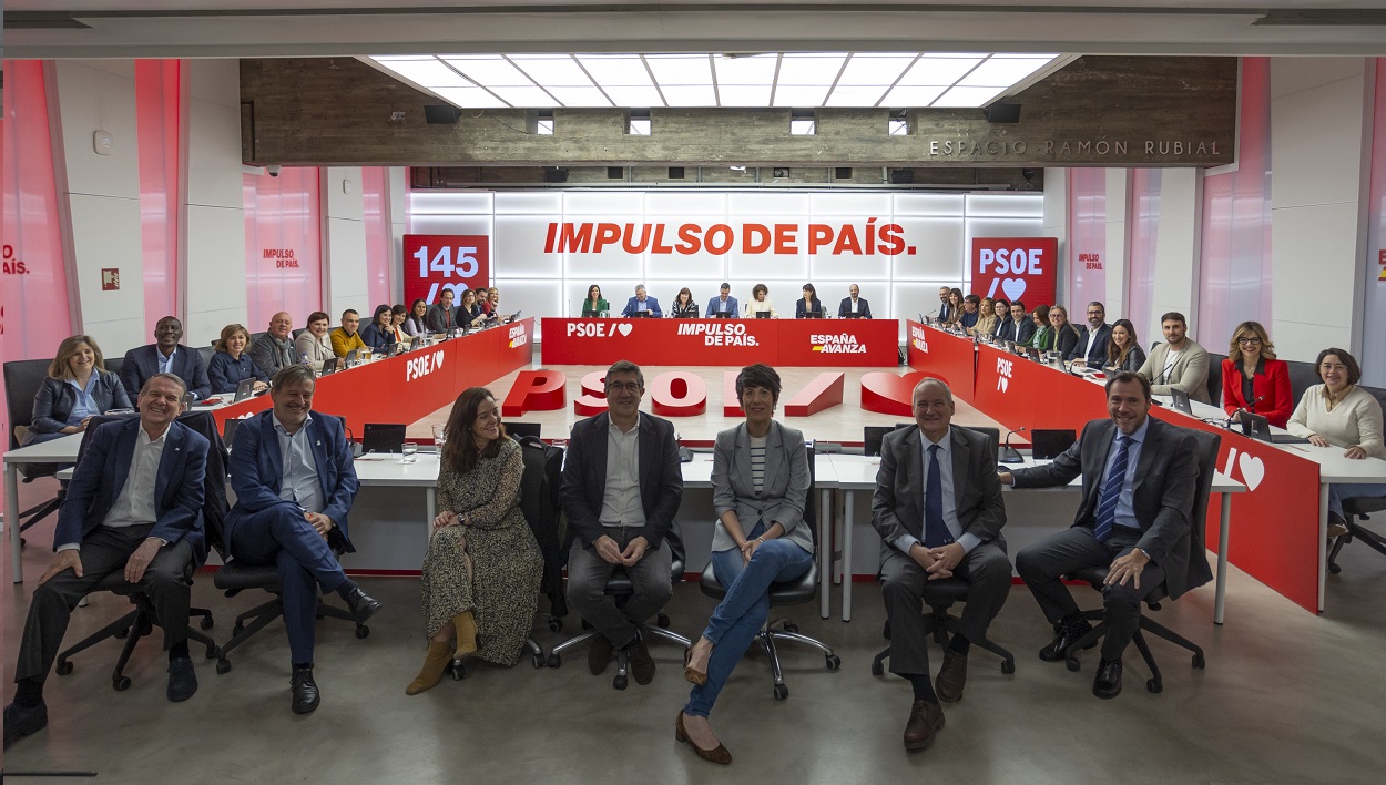 Imagen de la Ejecutiva Federal del PSOE. EP