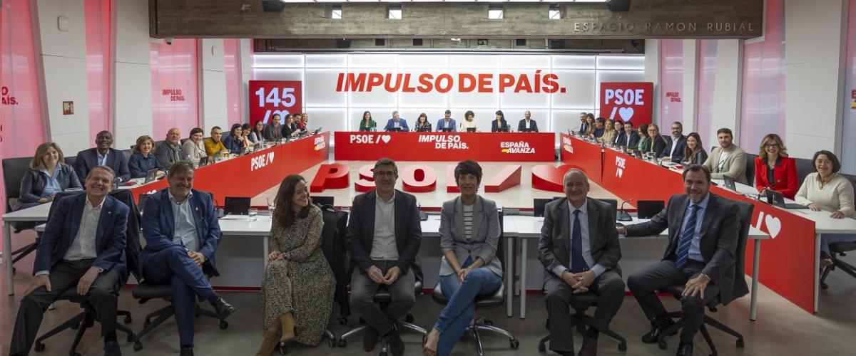 El PSOE convierte el Comité Ejecutivo en un acto de apoyo a Pedro Sánchez