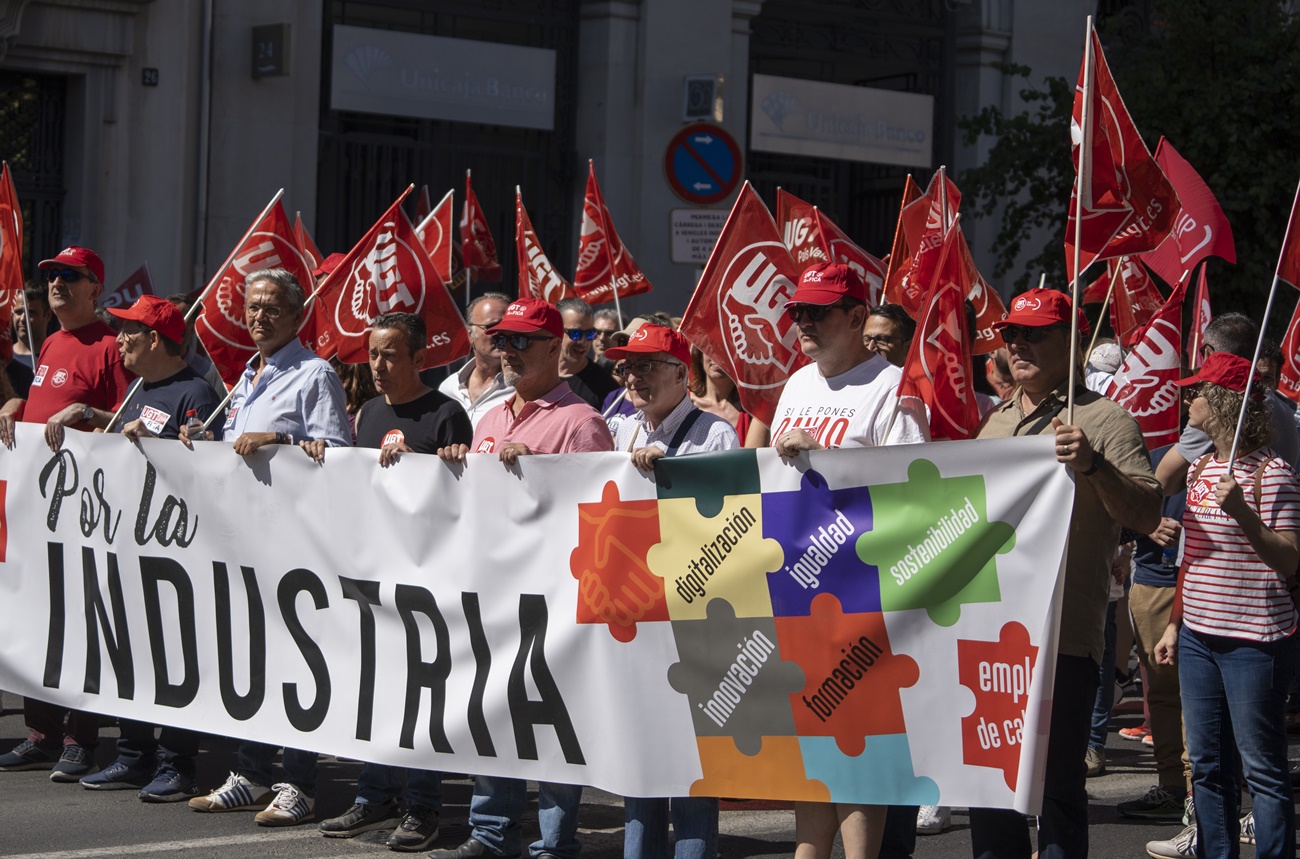 Manifetación del 1 de mayo en Valencia año 2023 (Foto: EP)