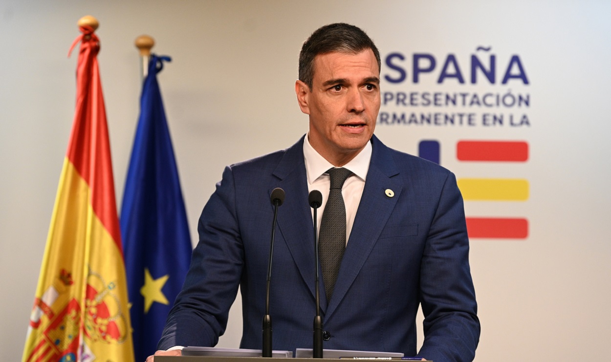 El presidente del Gobierno, Pedro Sánchez