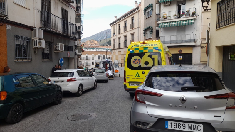 Ambulancias llegando al lugar del suceso. Europa Press Ambulancias llegando al lugar del suceso. Europa Press