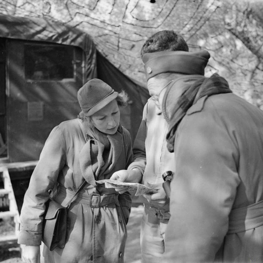 Además de la II Guerra Mundial Martha Gellhorn cubrió la guerra civil española y fue corresponsal en los conflictos de Finlandia (1939) y China (1940). © piemagsww2archive  Alamy