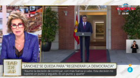 Ana Rosa se revuelve del todo contra Pedro Sánchez en 'TardeAR'. Mediaset España