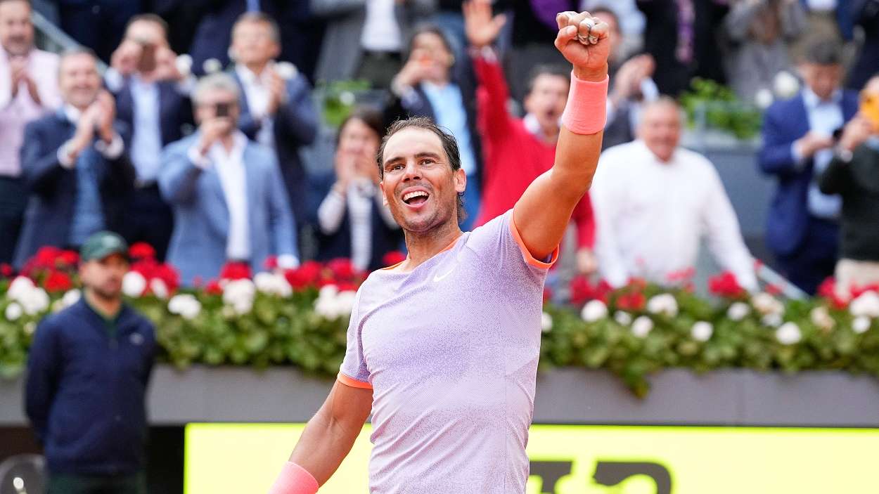 Rafa Nadal gana a Pedro Cachin en el Mutua Madrid Open. EP