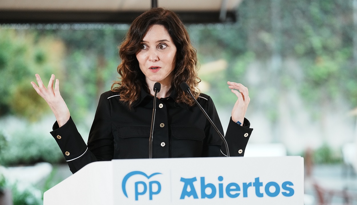 La presidenta de la Comunidad de Madrid, Isabel Díaz Ayuso