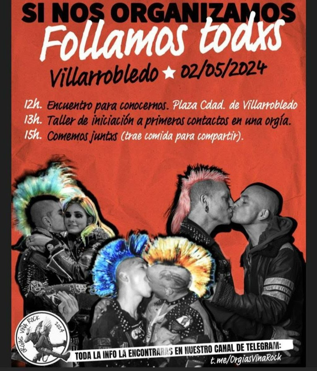 Cartel de la orgía del Viña Rock