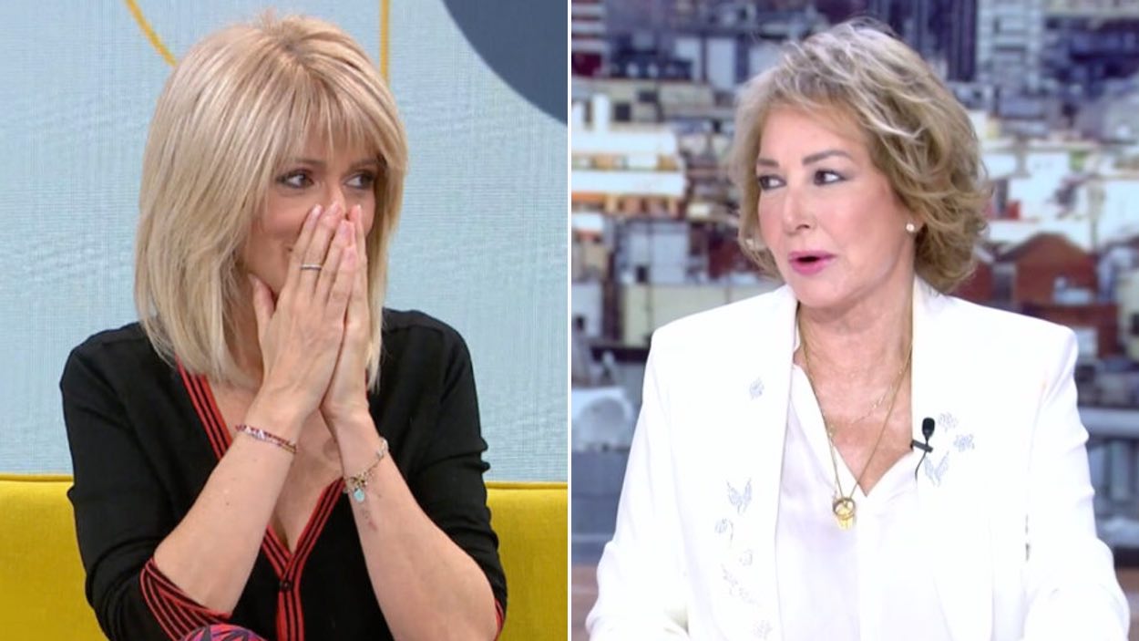 Susanna Griso, en 'Espejo Público', y Ana Rosa Quintana, en 'TardeAR'. Atresmedia Televisión y Mediaset España