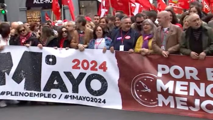 En directo: Manifestación del 1 de mayo