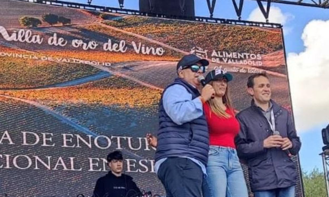 Conrado Íscar en el Gran Premio Moto GP. Foto Diputación de Valladolid