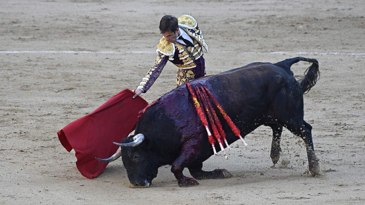 Julián López 'El Juli', último ganador del Premio Nacional de Tauromaquia, durante su corrida de despedida de Madrid. EP.