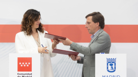 Isabel Díaz Ayuso y José Luis Martínez-Almeida. Archivo.