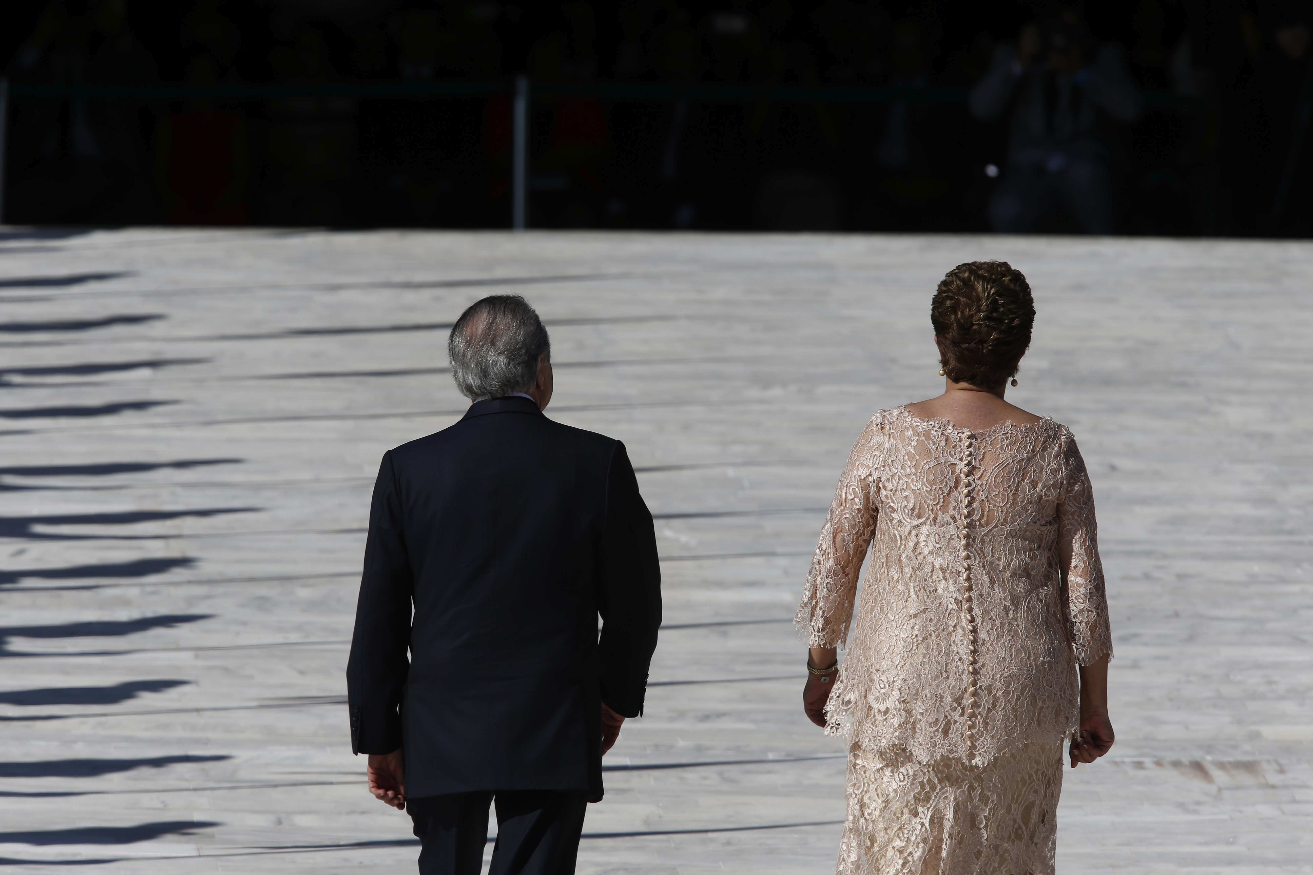 La apartada presidenta de Brasil Dilma Roussef