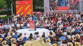 Pedro Sánchez en un acto de campaña en Montmeló (Foto: Juan Luis Valenzuela)