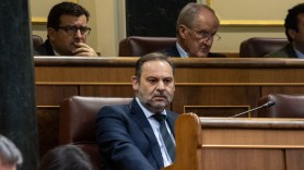 El diputado del Grupo Mixto y exministro de Transportes José Luis Ábalos durante una sesión plenaria, en el Congreso de los Diputados, a 14 de marzo de 2024, en Madrid (España). EP