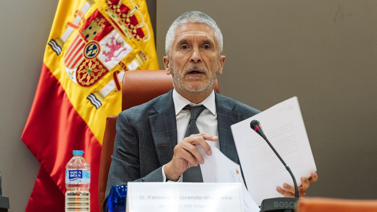 El ministro del Interior, Fernando Grande Marlaska. EP.