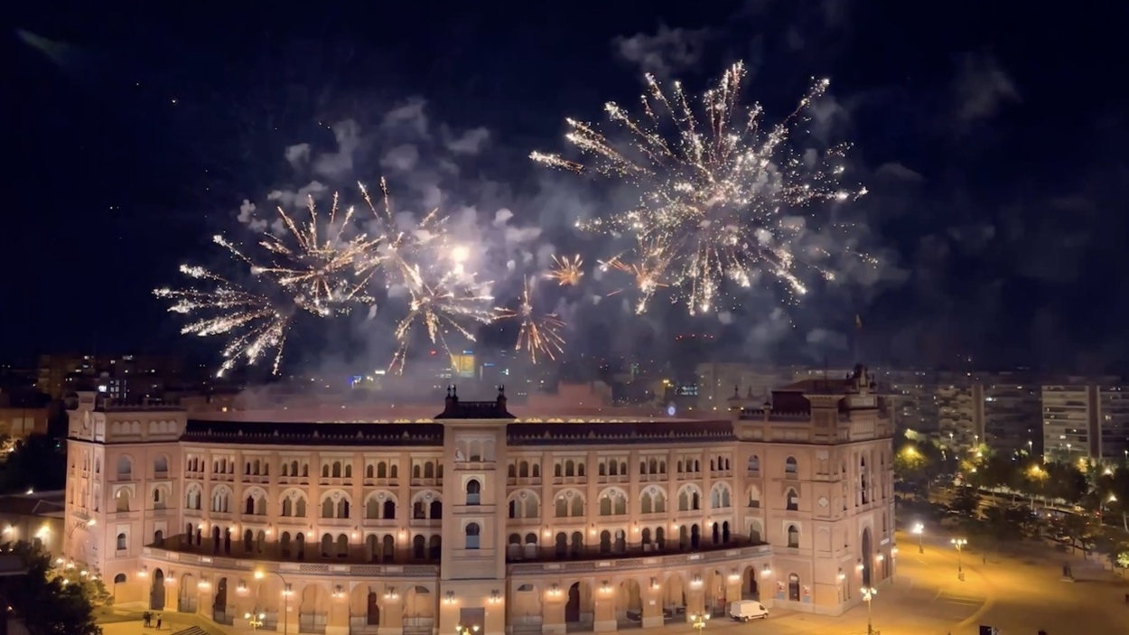 Plaza de toros de Las Ventas, en Madrid, en el spot por la Feria de San Isidro 2024. PLAZA 1