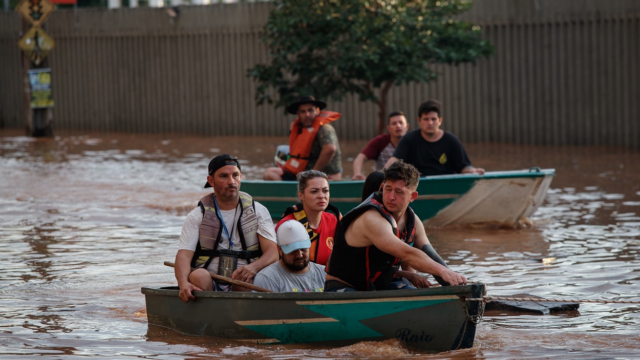Imagenes de las inundaciones en Brasil. EP