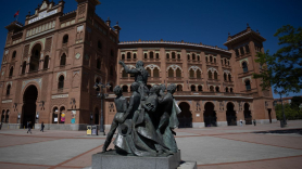 Fachada de la plaza de toros de las Ventas, a 18 de abril de 2024, en Madrid (España). EP