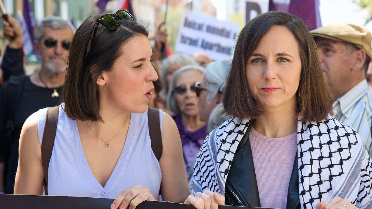 Irene Montero e Ione Belarra, contra la participación de Israel en Eurovisión 2024. EP