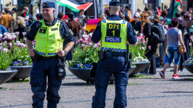Greta Thunberg, entre los detenidos durante las protestas en Malmö. EP