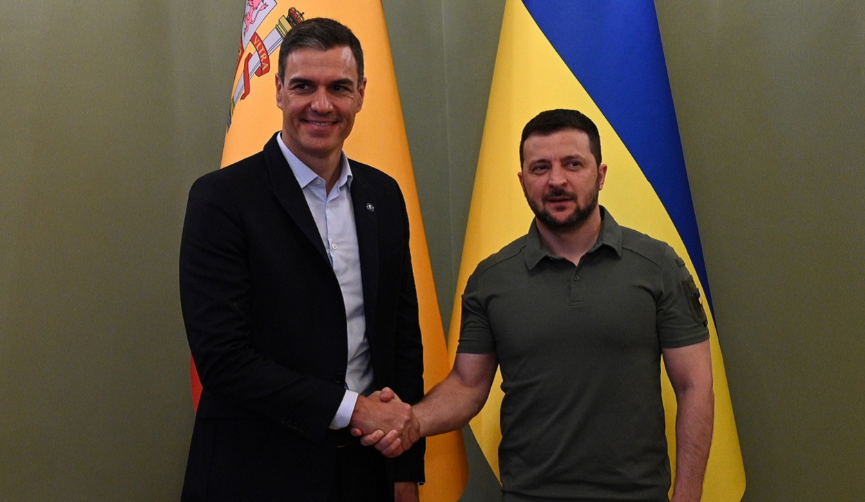Zelenski y Sánchez firmarán un acuerdo en Madrid. EP