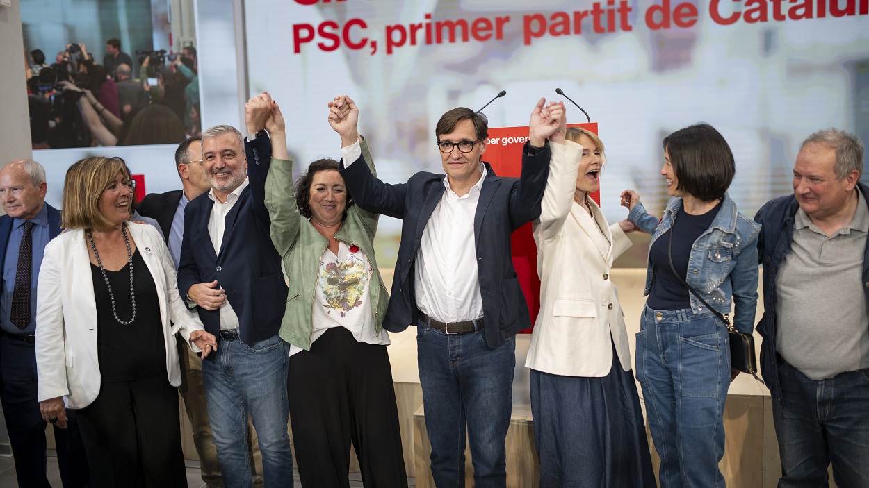 Celebración de los socialistas catalanes este 12M. EP
