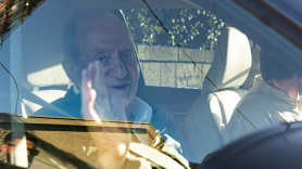 El rey emérito, de nuevo en Galicia. EP