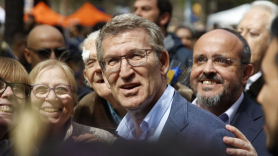 Alberto Núñez Feijóo y Alejandro Fernández. Archivo/EP.