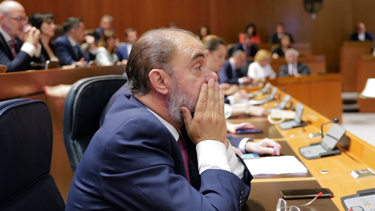 El secretario general del PSOE de Aragón, Javier Lambán. Archivo/EP.