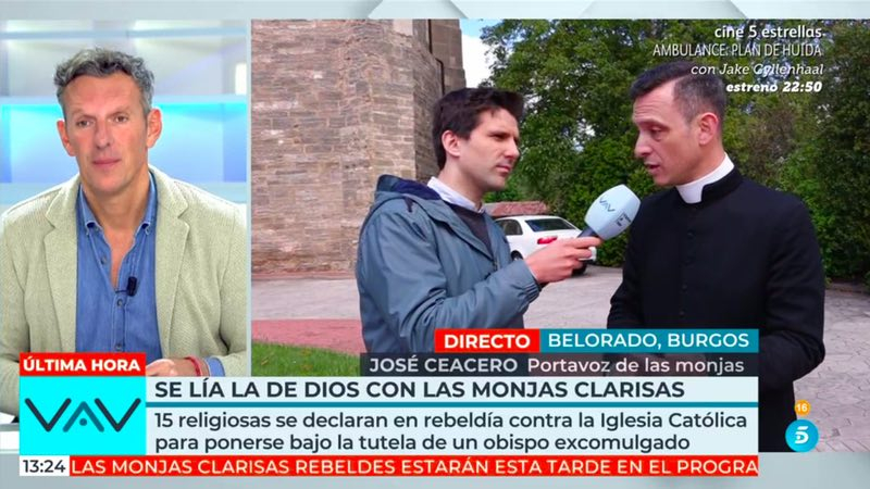 'Vamos a ver', en Telecinco. Mediaset España 'Vamos a ver', en Telecinco. Mediaset España