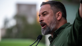 Abascal en un mitin en Reus. EP.