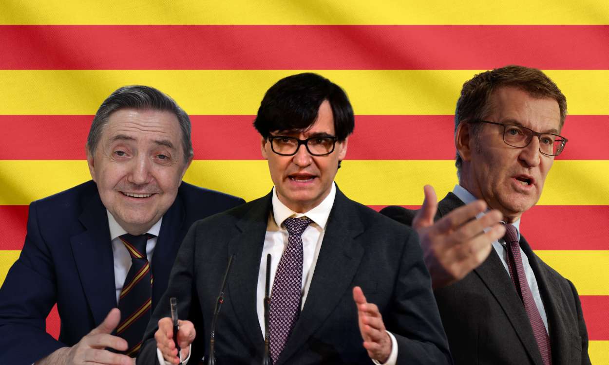 Losantos estalla contra los "inútiles" de Feijóo tras el resultado del PP en Cataluña | EP/Montaje propio
