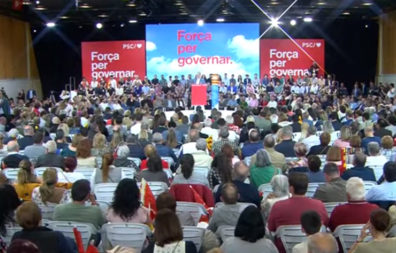 Presentación de la candidatura europea del PSOE en Barcelona