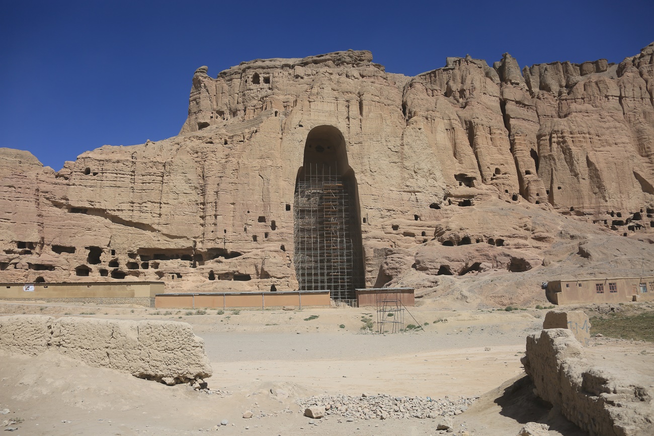 Imagen de Buda en Bamiyán, Afganistán (Foto: EP)