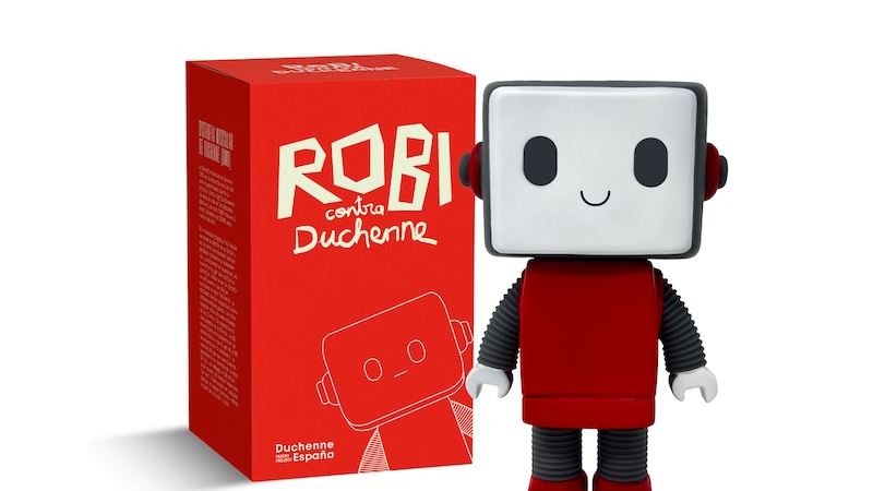 Robot Duchenne en su Caja Robot Duchenne en su Caja